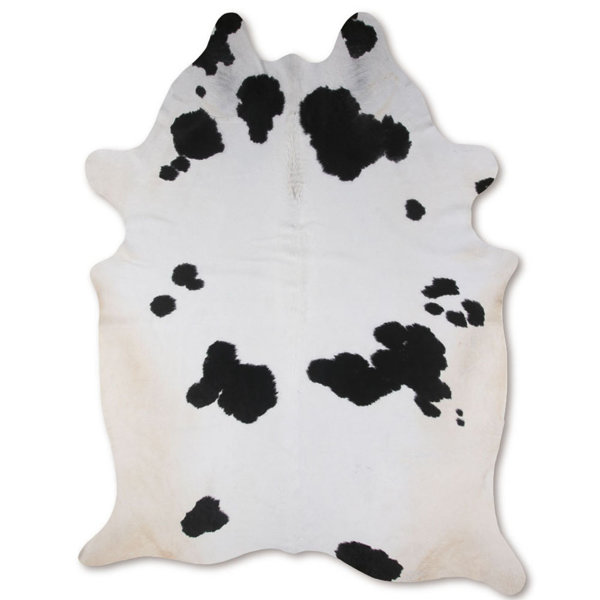 Foundry Select Manderfeld Handmade Cowhide White Rug Wayfair